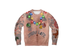 Suéter De Inverno Natalino Com Padrões, Manga Longa, Gola Redonda, Algodão Macio, Tamanhos S A 5xl Para Homens E Mulheres Multicolor