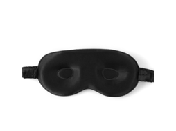 Máscara De Dormir Ajustável Em Seda De Amoreira 100% Pura venda Suave E Agradável, Bloqueia A Luz Perfeitamente Preto Hexinyigjly
