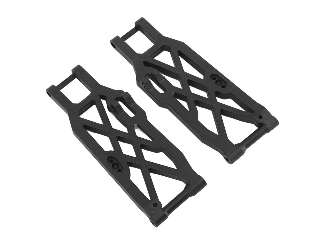 2pcs Braço Inferior Traseiro De Suspensão De Nylon Para Carro Rc Zd Racing 9021 08423 1/8 Preto