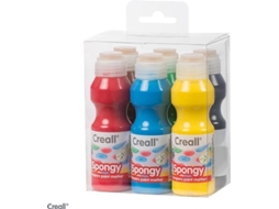 Conjunto De Marcadores De Tinta Guache Creall Com Textura De Esponja, 6 Unidades De 70ml Cada.
