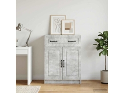 Vidaxl Buffet Cinzento Cimento 66 X 34,5 X 87 Cm Derivados De Madeira