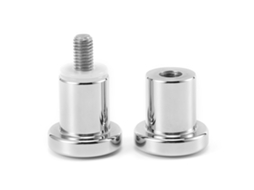 Laxiscreed Puxador Para Porta De Vidro De Banheiro Em Aço Inox 304, Resistente E Com Fixação Por Furo Único