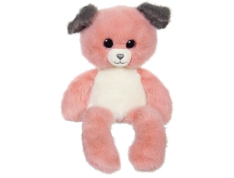 Brinquedo de pelúcia Leggies Dog - GIPSY TOYS - Rosa e Cinza, 48 cm