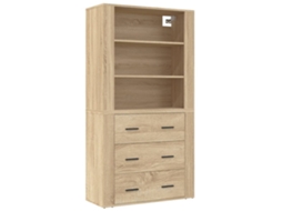 Highboard, Highboards Vidaxl Marrom Madeira Processada (n/a)