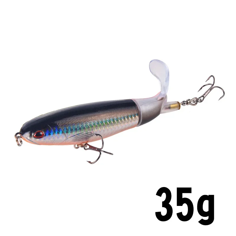 Isca Artificial Rígida Gigante em formato de Papoula para pesca de superfície MDUG (D35g)