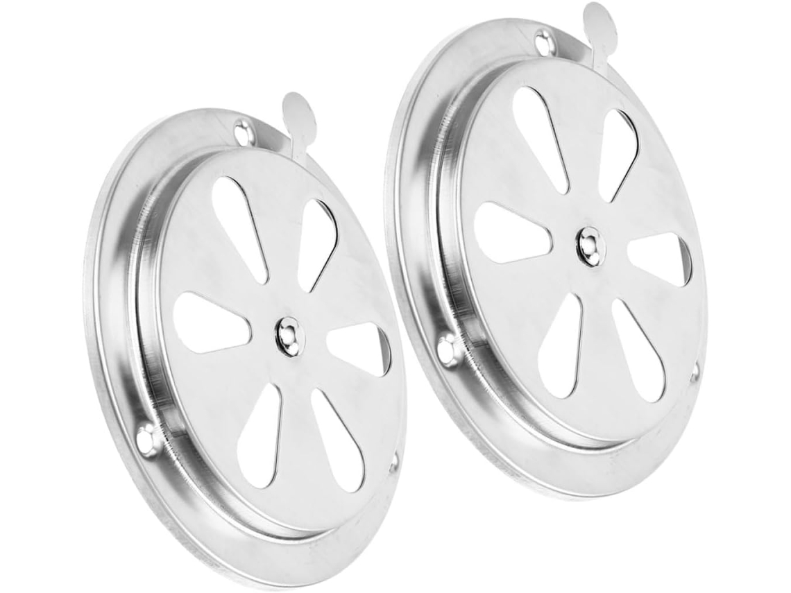 Tampas De Aço Ajustáveis Com Ventilação E Função De Secagem.