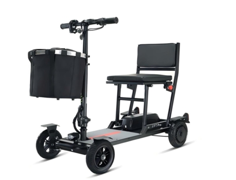 Trotinete Elétrica com 4 Rodas Freejoyer F7 PRO Motor 300W Bateria 36V13Ah Velocidade 15km/h Autonomia Máxima 35km Preto