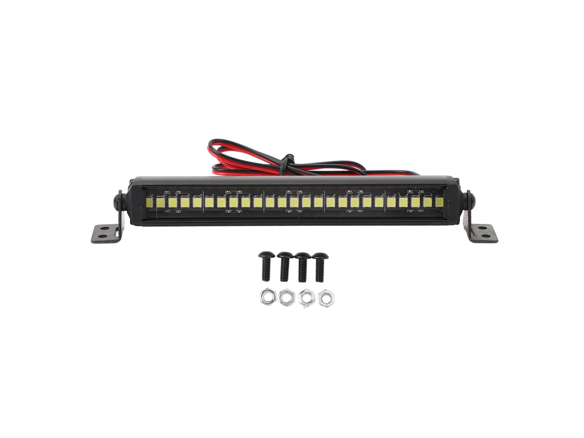 Barra De Luz Led Super Brilhante Para Teto De Carro Rc Crawler 1/10 Axial Scx10 25leds