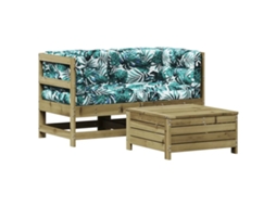 Garden Lounge Set, Garden Lounge Sets Vidaxl Marrom Madeira De Pinho Impregnada (n/a)