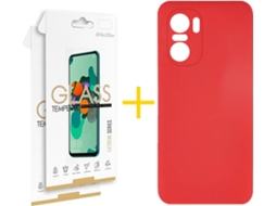 Capa + 2 Películas para Xiaomi MI 11I SKYHE Vermelho