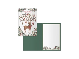 Livro Tarjeta De Navidad Modelo Reno 11.5x17cm De Desconocido (espanhol)