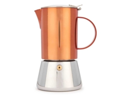 Cafeteira Italiana de Aço Inoxidável Copas 4 Douradola Cafetiere