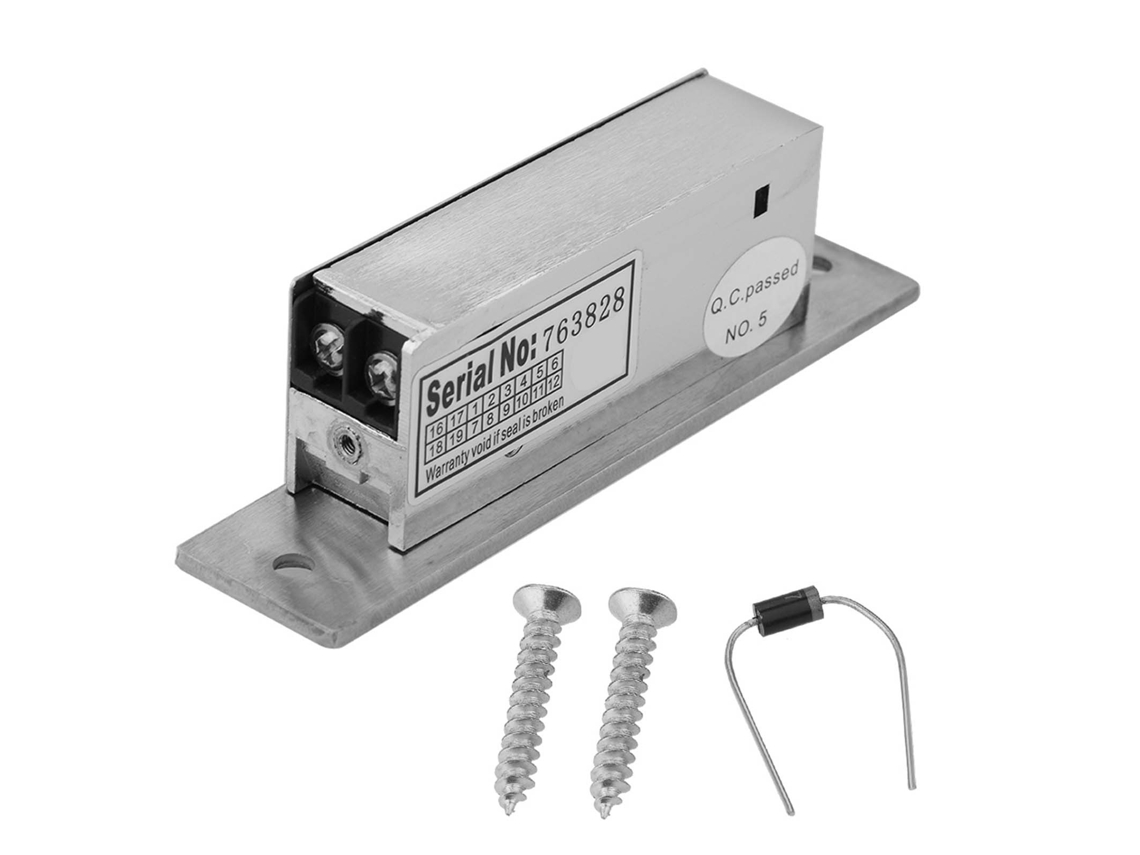 Lurelia Fechadura Magnética Elétrica Para Porta Com Controlo De Acesso, Dc 12v, 12v, 24v