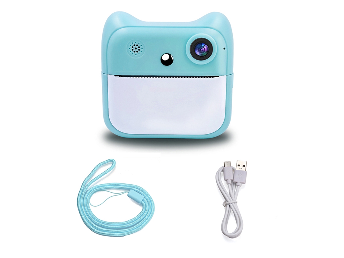 Câmera Instantânea Para Crianças 2400w Digital De Alta Clareza Com Tela 2.4ips Lente Dupla Impressora Térmica