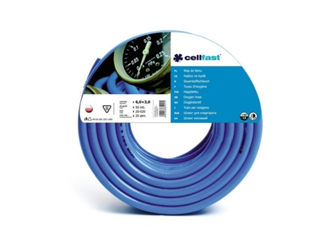 Mangueira de oxigênio 6,0x3,0 80mb Pl Cellfast