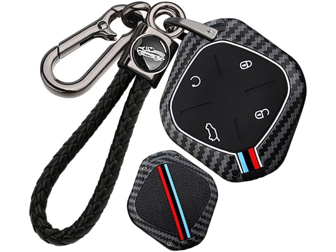 Capa De Silicone Macio Compatível Com Jetour Dashing X 1-plus Dtc Idm Editions 2022-2025 Protetora Para Chave
