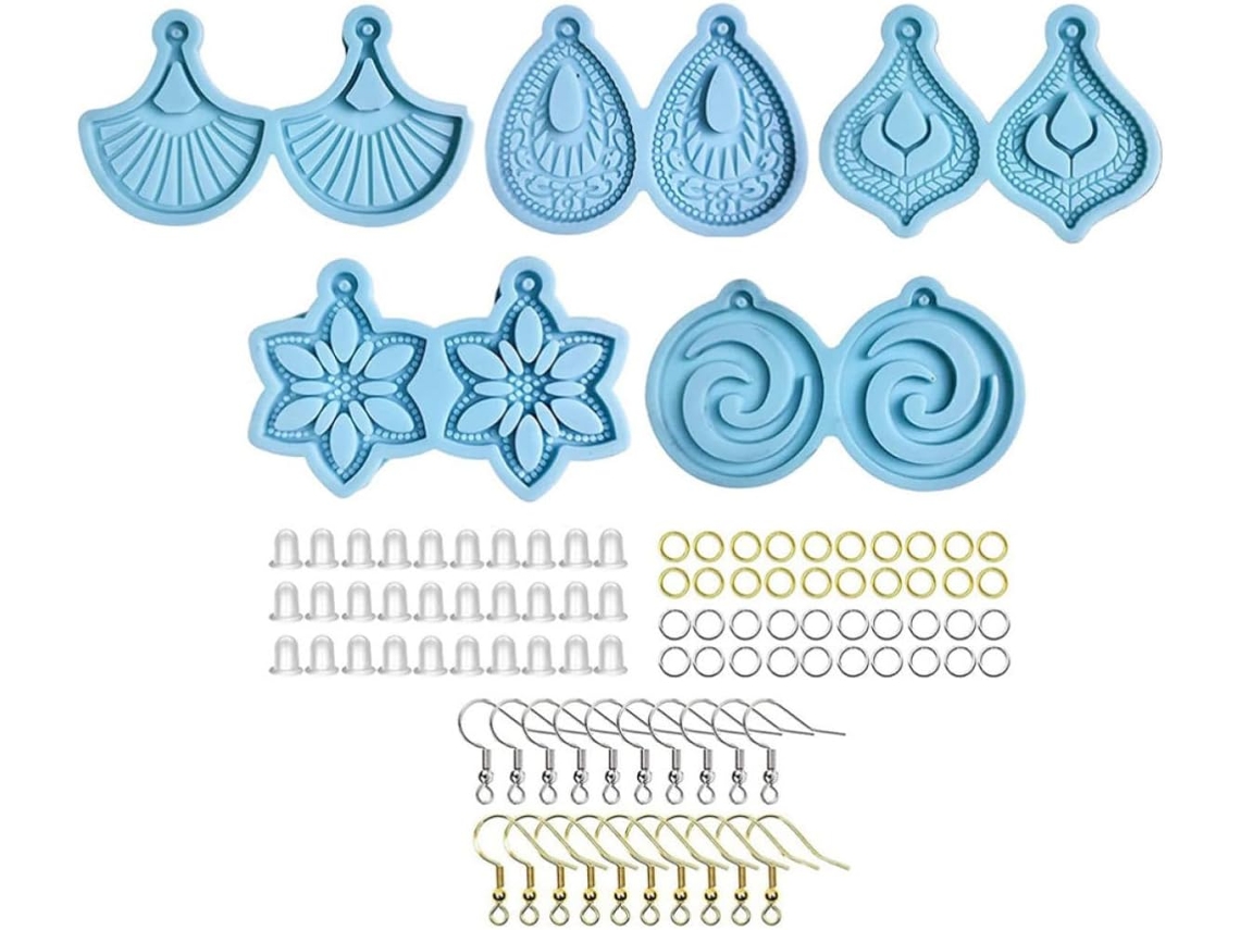 Kit De Silicone Para Confecção De Brincos Artesanais