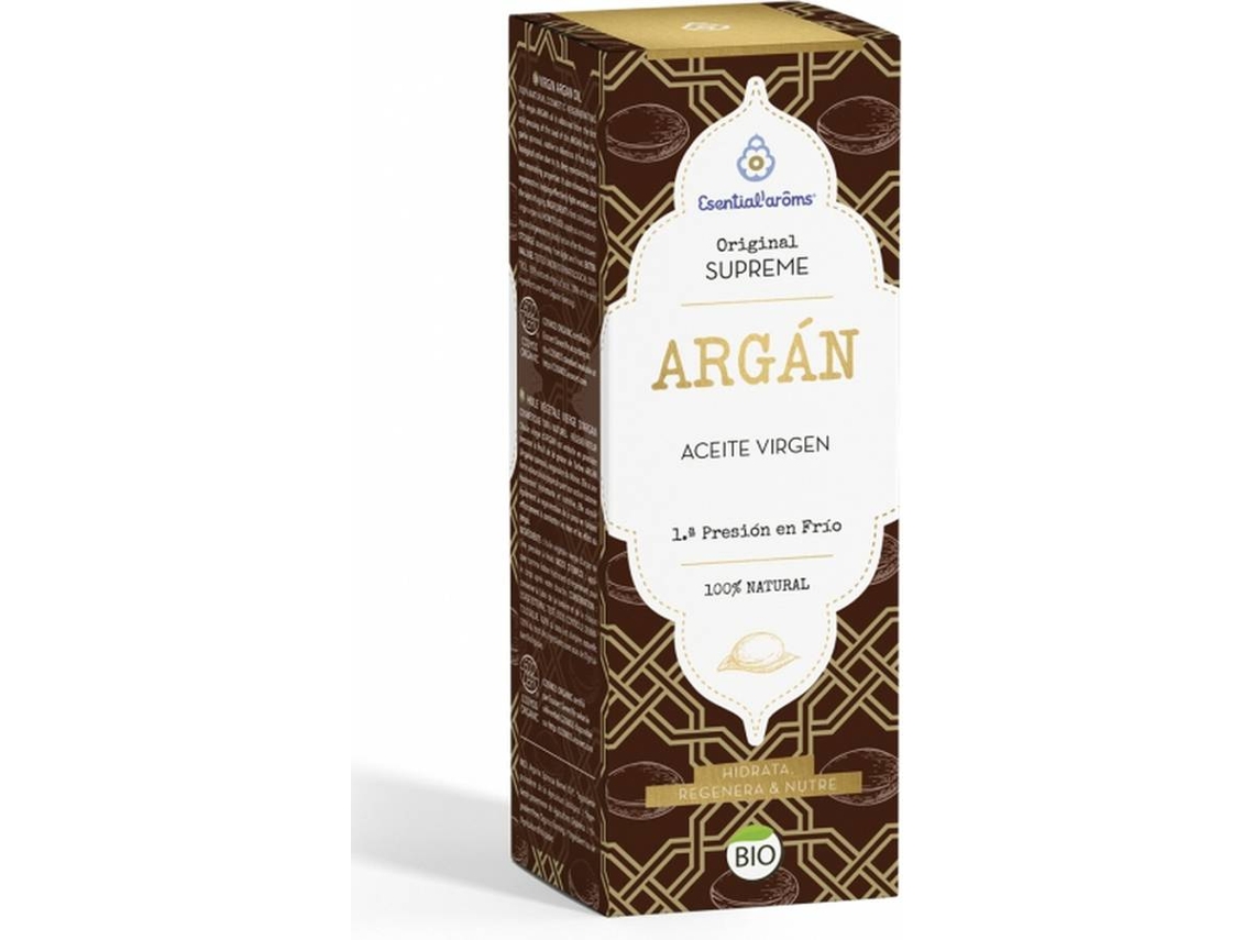 Óleo Corporal ESENTIAL AROMS Vegetal De Argão Virgem Bio (100 ml)