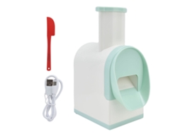 Laxiscreed Raspador De Gelo Elétrico Mini Com Dupla Lâmina E Carregamento Usb