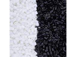 Conjunto De Cordões De Plástico 3000 Unidades - 2 Cores - Diâmetro 5mm - Criatividade Diy - Cor Mista