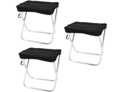 Conjunto De 3 Cadeiras Dobráveis Para Camping E Viagem, Portátil E Multifuncional Para Caminhadas
