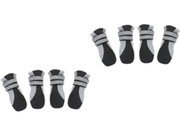 Conjunto De 8-botas Impermeáveis Cães, Sapatos Impermeáveis Antiderrapantes Cães