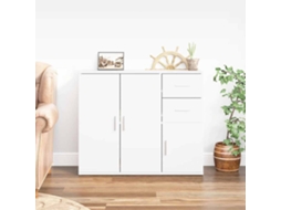 Vidaxl Aparador 91x29,5x75 Cm Derivados De Madeira Branco
