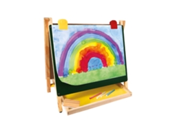 Quadro negro de madeira 3 em 1