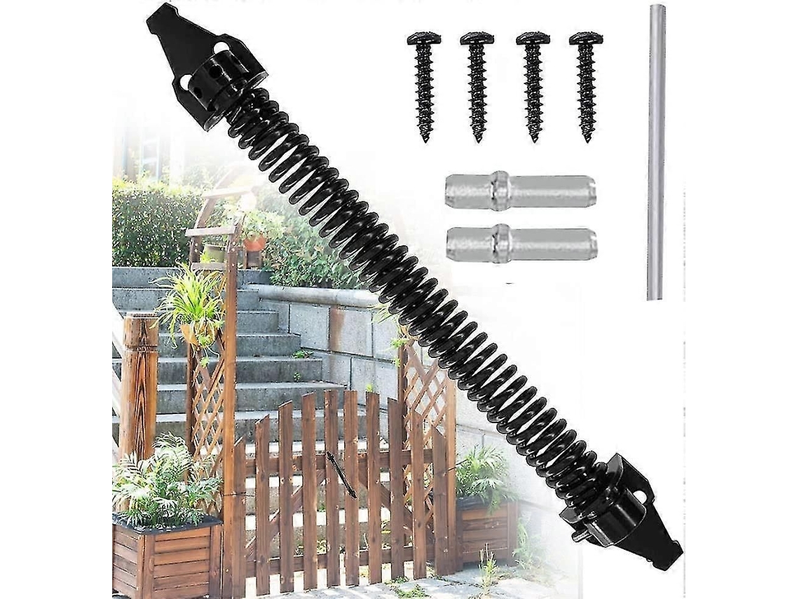 Fechador De Portão De Jardim, 14 Polegadas, Aço Carbono, Ajustável