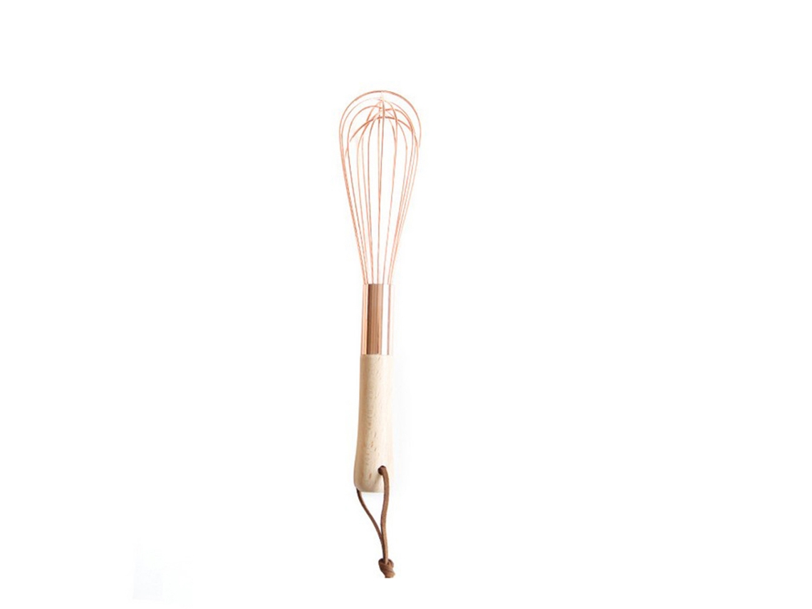 Batedor De Aço Inoxidável, Cor Ouro Rosa, Batedor De Ovos, Utensílio De Cozinha Durável Para Cozinhar E Assar