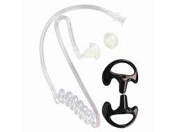 Aetheria tubo Acústico de Bobina Substituição Ergonômico com Fones de Ouvido para Rádios Bidirecionais