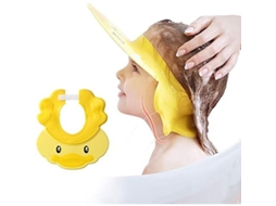 Gorra De Baño Para Niños, Protetor De Champú Silicona Impermeável Ajustable Para Ojos Y Oídos Bebe Y Adulto
