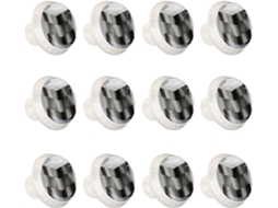 Puxadores E Maçanetas Redondas Para Armários De Cozinha, Conjunto De 12 Peças, Design Geométrico Quadrado 3d