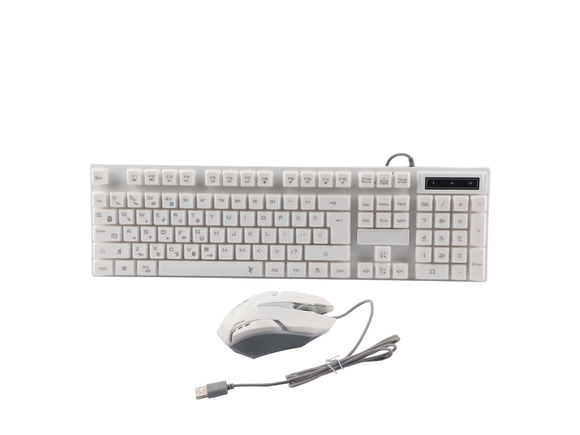 Conjunto Teclado e Mouse LAXISCREED 104 Teclas 1200dpi
