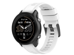 Lurelia Pulseira De Silicone Branca, Compatível Com Garmin Quatix 5 Safira 22 Mm
