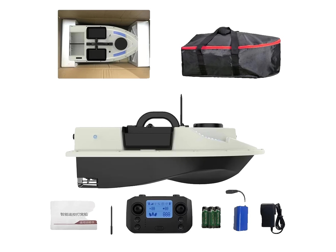 Barco De Alimentação Para Pesca, Navegação Por Gps, Controle Remoto De 600m, 12000 Mah D19 Gps