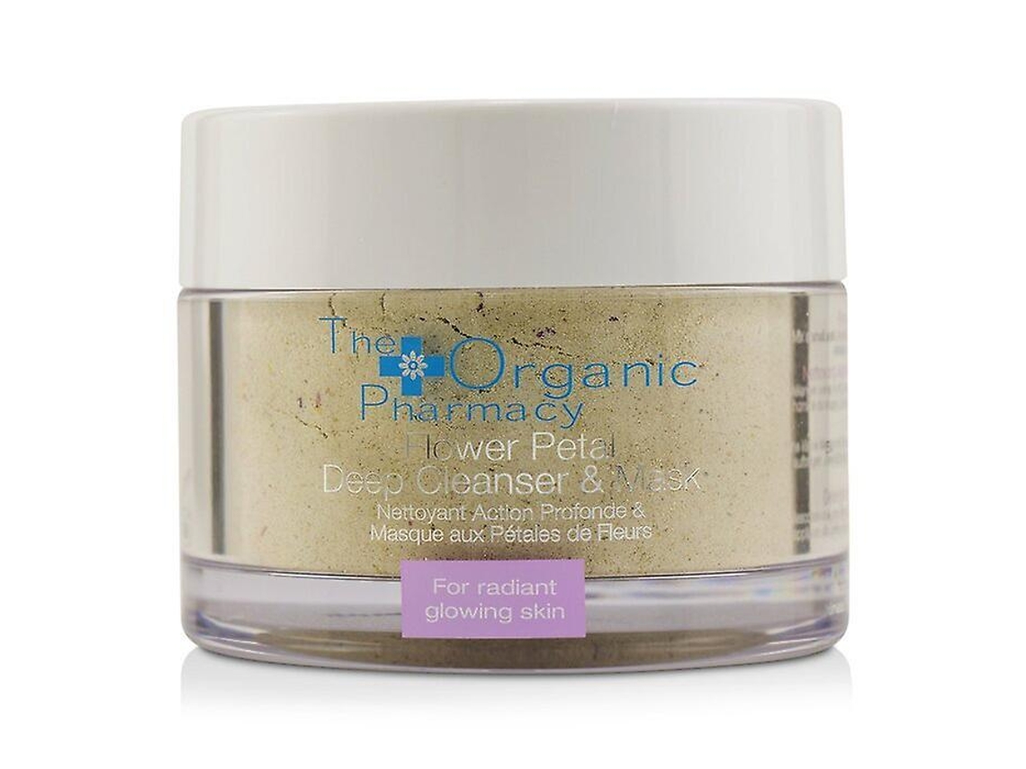 The Organic Pharmacy Flower Petal Deep Cleanser And Mask: Para Uma Pele Radiante E Luminosa (60 G/2,14 Oz)