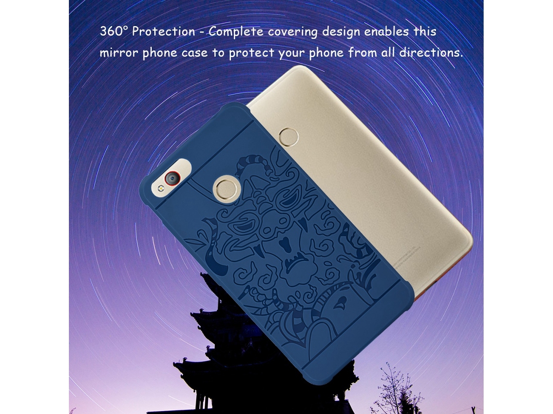 Capa LAXISCREED Nubia Z17mini Dragão Azul