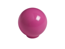 Puxador HARDWAREXCHANGE Bola ABS, 24mm, magenta brilhante, pacote de 75