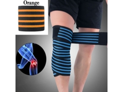 Joelheiras Esportivas Joelheira De Compressão Laranja Aquaforge