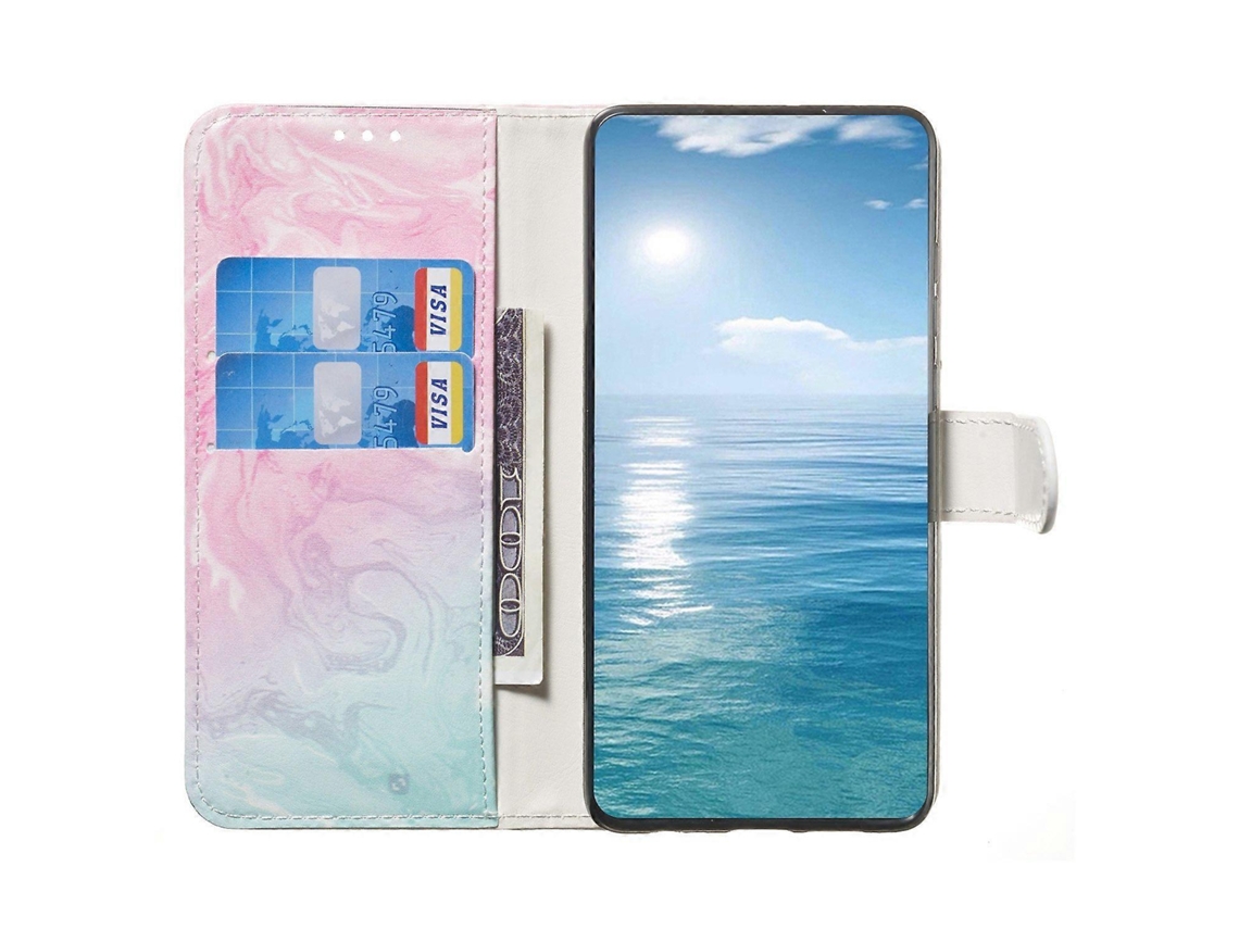 Capa Tipo Carteira Com Estampa De Couro Para Iphone 16 Pro Max