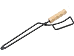 Pinça Para Lareira Churrasqueiras A Lenha E Metal, Cabo Longo, Ideal Para Queimadores E Chaminés De Carvão, Equipamento