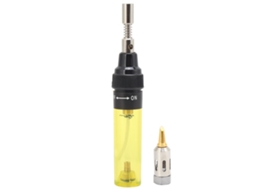 Pistola De Soldadura De Gas Recargable Butano Puro 8ml Herramienta Portátil Va-100 Transparente Amarillo