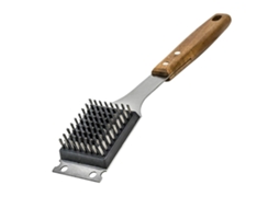 Escova de Limpeza para Grelha CHRUI Cabo Madeira Aço Inox 38cm
