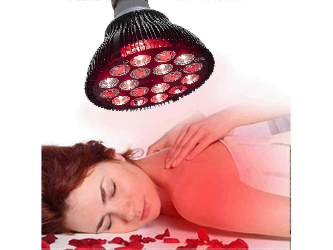 Lâmpada de Terapia Luz Vermelha, Dispositivo Infravermelha Wolezek 54 W e 18 Leds, Comb Inada Vermelha 6 GOKOCO