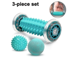 Rolo De Massagem Nos Pés E Conjunto De Bolas De Massagem Espetadas,3pcs