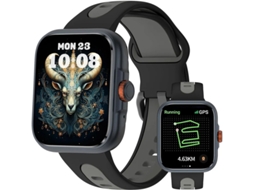 Smartwatch com rastreador de condicionamento físico, Alexa integrada, GPS, tela AMOLED de 1,78", resistência à água IP68, Bluetooth, frequência de chamadas, Bestvite
