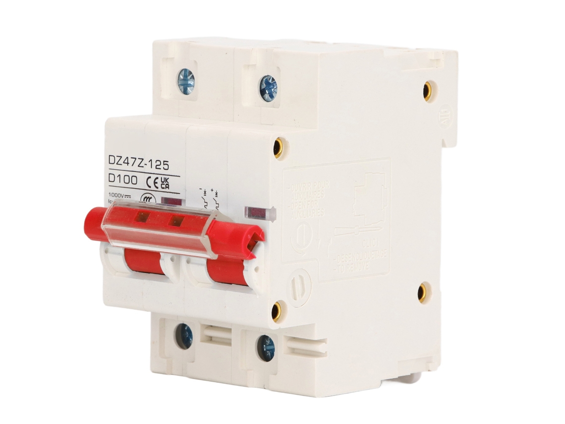 Laxiscreed Disjuntor Miniatura Dc 2p Para Sistemas Fotovoltaicos De 1000v