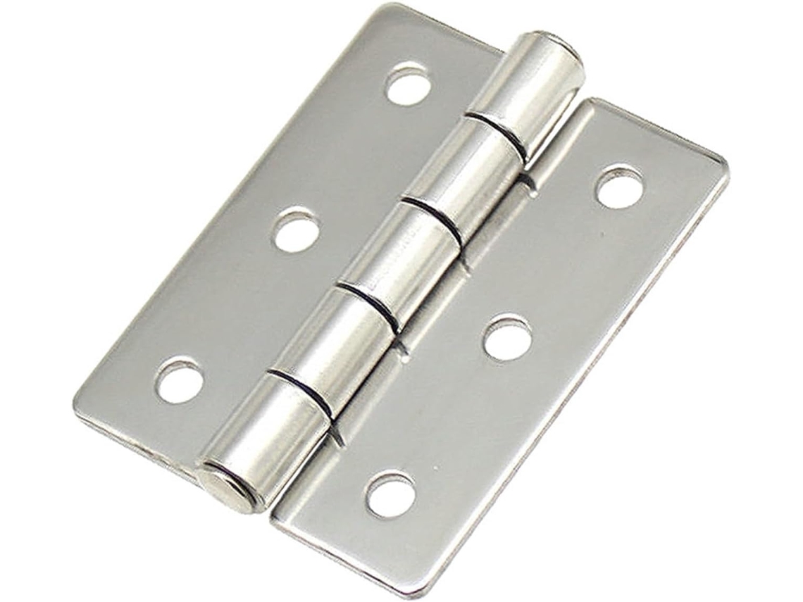 Dobradiça Plana Dobrável Para Armário De Distribuição Em Aço Inoxidável 304, 65 * 50 2mm, 1 Peça Polimento Espelhado
