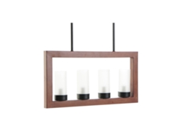 Luminária de Teto em Alumínio e Vidro, 52x10x30cm ALEXANDRA HOUSE LIVING